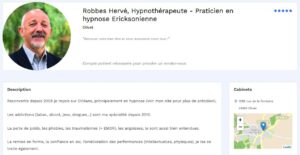 Hervé Robbes Hypnothérapeute Hypnotiseur Hypnopraticien
